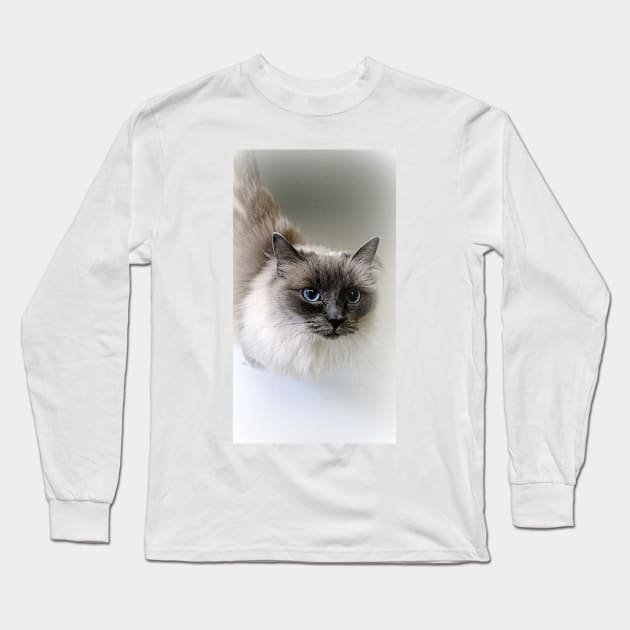 Ragdoll Lou Long Sleeve T-Shirt by Ladymoose